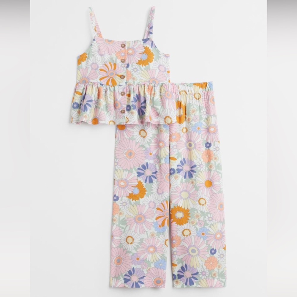 Floral Print Two-Piece Set